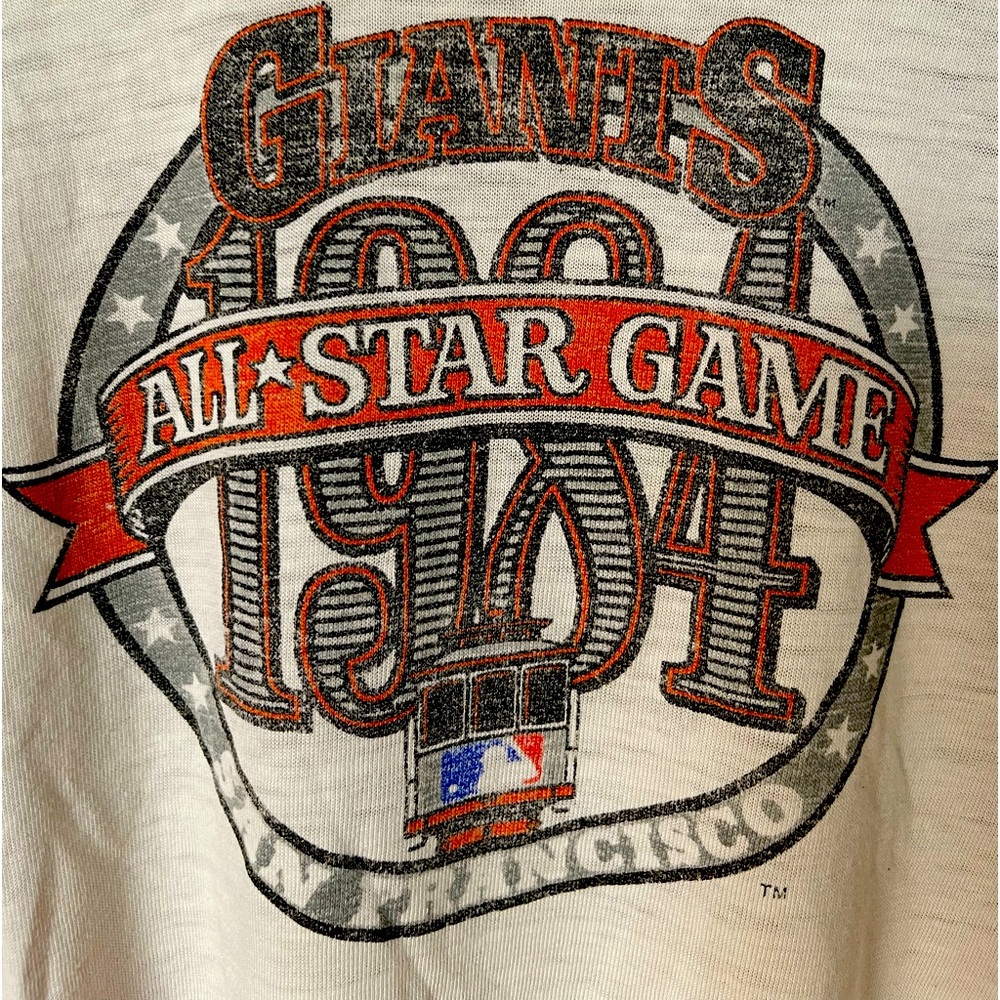 San Francisco Giants 1984 All Star Game T-shirt Size Large